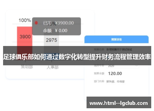足球俱乐部如何通过数字化转型提升财务流程管理效率